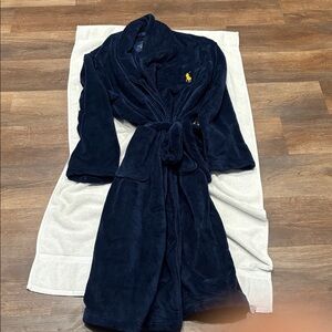 Polo by Ralph Lauren Navy Blue Robe